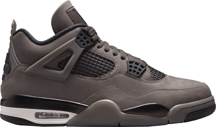 Air Jordan 4 Retro Basketball Shoes, M8/W9.5, Cave Stn/Blk/Moon Prtcl