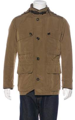 Tom Ford Leather-Trimmed Field Jacket