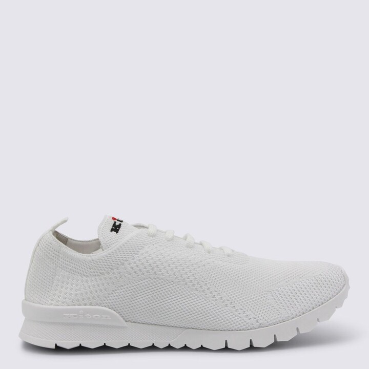 Kiton Textured Knit Low-Top Sneakers