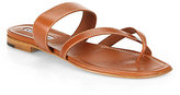 Thumbnail for your product : Manolo Blahnik Susa Leather Sandals