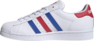 red white blue adidas trainers