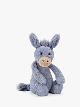 Jellycat Bashful Donkey Soft Toy, Medium