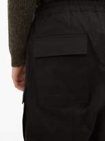Thumbnail for your product : Rick Owens Pod Stretch-cotton Twill Cargo Shorts - Mens - Black