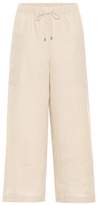 Max Mara Cropped linen trousers