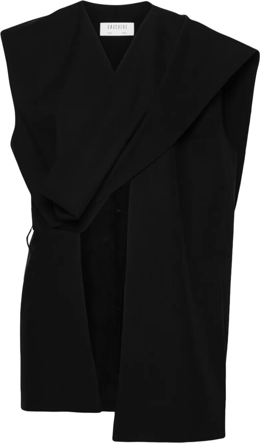 GAUCHERE Wool Belted Vest