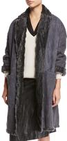 Thumbnail for your product : Animale Reversible Shearling Coat
