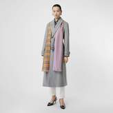 Thumbnail for your product : Burberry Vintage Check Colour Block Wool Silk Scarf