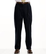 Thumbnail for your product : Jos. A. Bank Traveler Washable Wool Solid Pleated Pants- Sizes 44-48