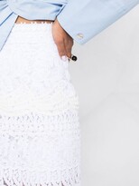 Thumbnail for your product : Ermanno Scervino Scallop-Hem Skirt