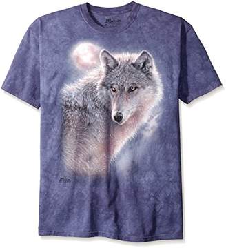 The Mountain Men's Adventure Wolf Adult T-Shirt