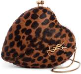 Thumbnail for your product : Saint Laurent Love Genuine Calf Skin Frame Clutch