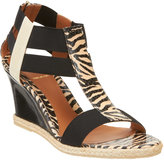 Thumbnail for your product : Fendi Espadrille Mid Sole Wedge Sandal