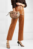Thumbnail for your product : Loewe Gate Small Leather Shoulder Bag - Taupe