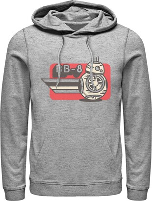 Licensed Character Men's Star Wars The Rise of Skywalker BB-8 on the Run Graphic Hoodie