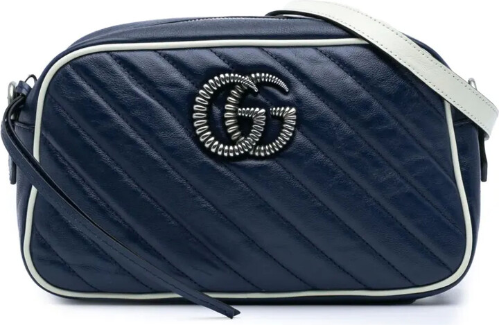 2016-2024 Small Leather GG Marmont Torchon crossbody bag