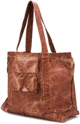 A-Cold-Wall* Distressed Printed Tote