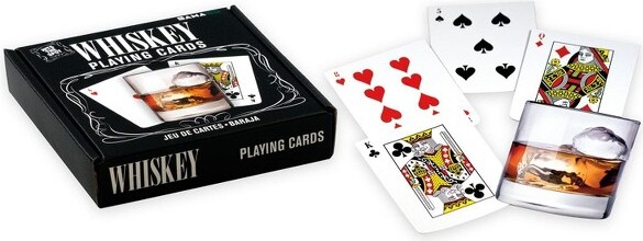 Gama-Go GamagoWhiskeyGlass-ShapedPlayingCards|52CardDeck+2Jokers