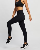 Thumbnail for your product : Nike Women's Black Tights - One Luxe 7-8 Lacing Tights - Size XS at The Iconic