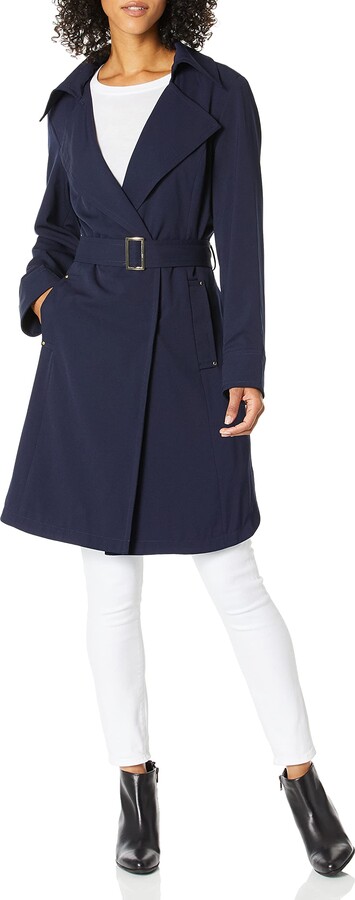 navy spring coat