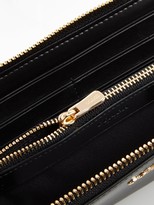 Thumbnail for your product : Coach Smooth Leather Slim Accordion Zip Purse Black