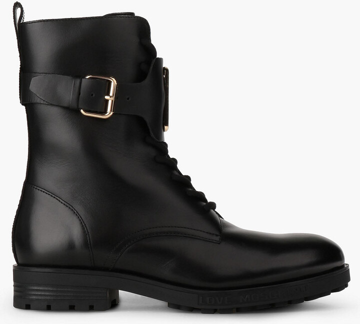 Love Moschino Women's Combat Boots | ShopStyle