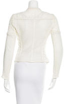 Thumbnail for your product : IRO Crochet Leather Trimmed Jacket