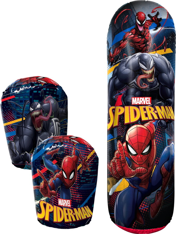 Hedstrom 36" Bop Bag and Bop Gloves, Spiderman