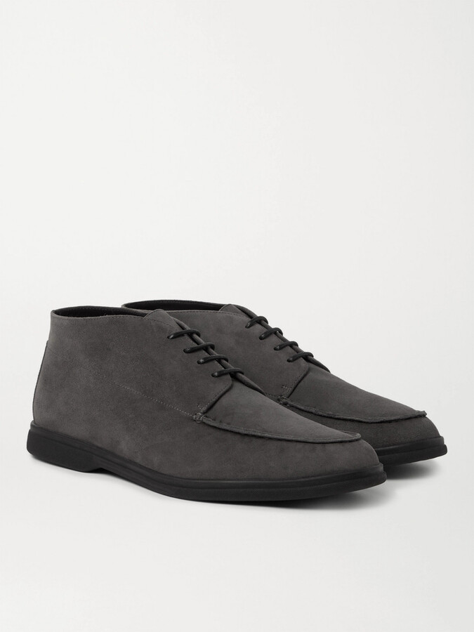 grey suede desert boots