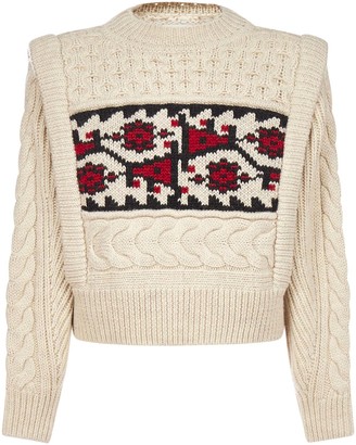Etoile Isabel Marant Cable Knit Jumper - ShopStyle Sweaters