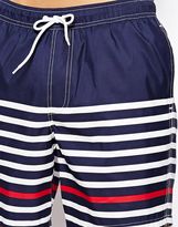 Thumbnail for your product : ASOS Swim Shorts In Mid Length With Stripe