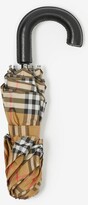 Thumbnail for your product : Burberry Vintage Check Folding Umbrella
