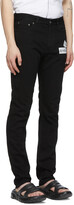 Thumbnail for your product : Givenchy Black Webbing Print Slim Fit Jeans