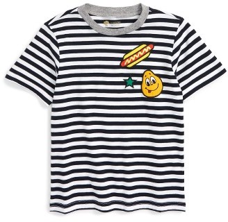 Boy's Tucker + Tate Stripe Patch T-Shirt