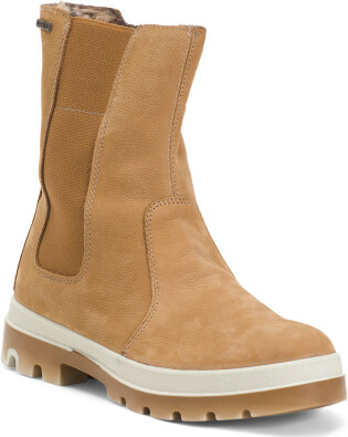 TJMAXX Leather Mid Ankle Chelsea Boots For Women