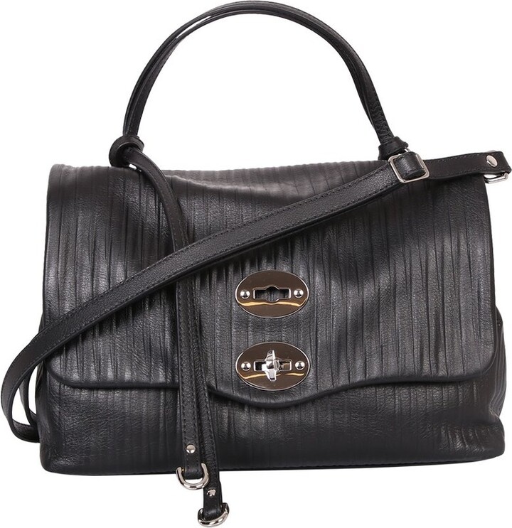 Zanellato Postina Pleated Foldover Tote Bag