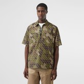 Thumbnail for your product : Burberry Short-sleeve Monogram Print Cotton Shirt
