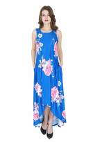 Thumbnail for your product : YMING Women's Criss-Back Sleeveless Floral Print Party Maxi Dress L