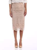 Thumbnail for your product : Ermanno Scervino Lace Embroidered Midi Skirt