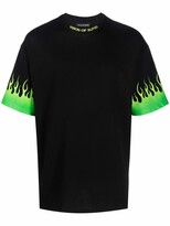 Thumbnail for your product : Vision Of Super flame-print logo T-shirt