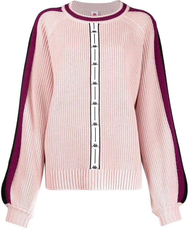 Kappa Logo Stripe Jumper - ShopStyle Sweaters