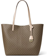 Thumbnail for your product : MICHAEL Michael Kors Hayley Large East-West Logo-Print Tote Bag