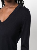 Thumbnail for your product : Allude V-neck virgin-wool jumper