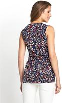 Thumbnail for your product : Savoir Crossover Sleeveless ITY Top