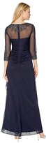 Thumbnail for your product : Alex Evenings Long A-Line Dress with Beaded Sweetheart Illusion Neckline Women's Dress