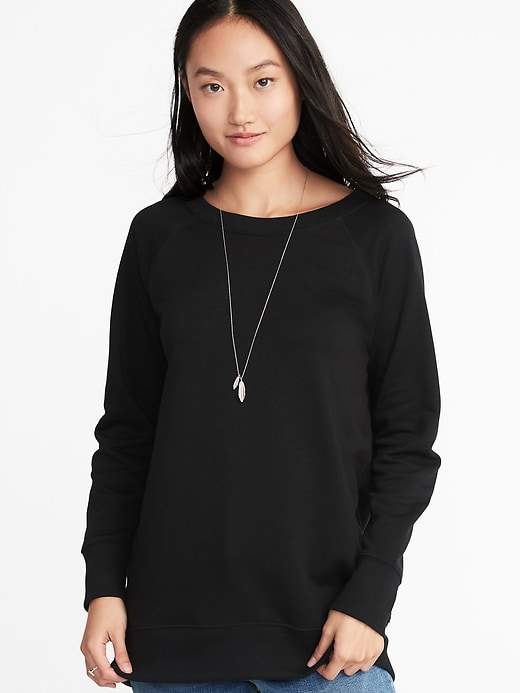 boyfriend tunic sweatshirt