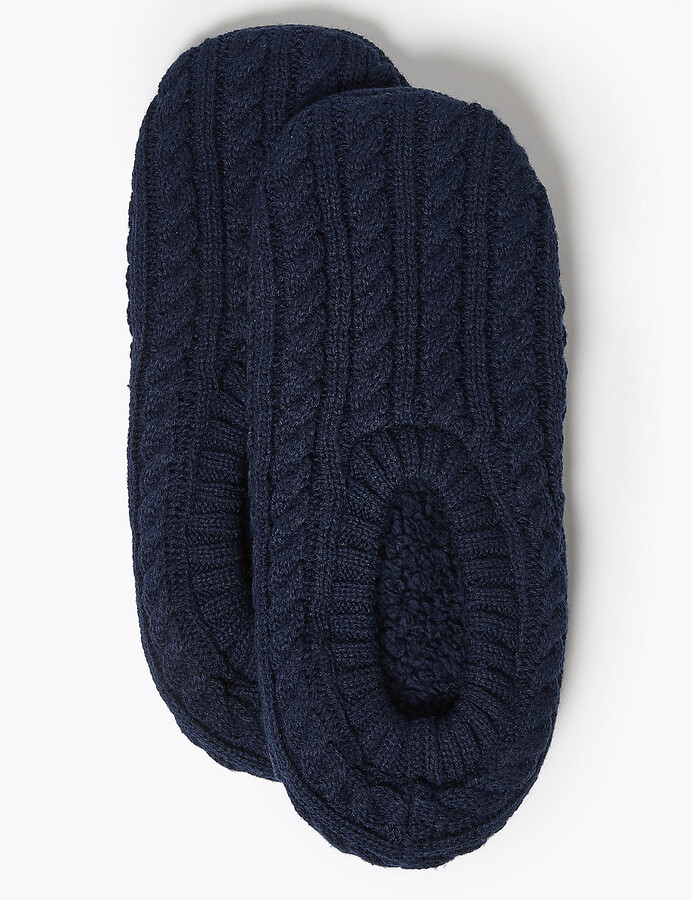 Marks and Spencer Fleece Chunky Slipper Socks ShopStyle