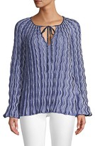 Thumbnail for your product : M Missoni Lurex Pleated Blouse
