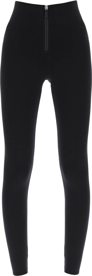 Alaia Leggings With Front Zipper - ShopStyle