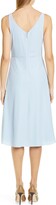 Thumbnail for your product : Lewit Ruched Front V-Neck Midi Dress