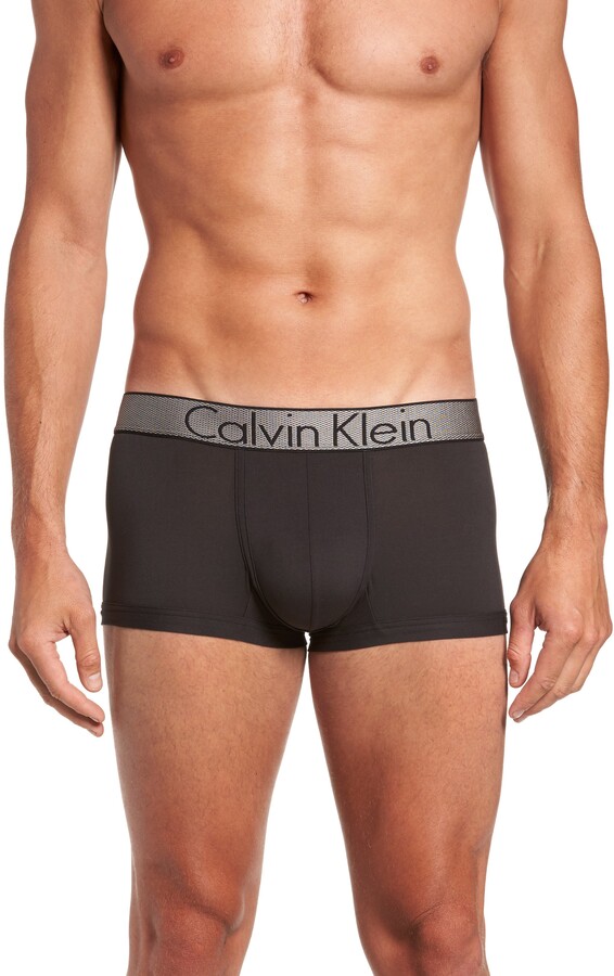 Calvin Klein Underwear Ck Black Low Rise Trunks | Shop the world's largest  collection of fashion | ShopStyle